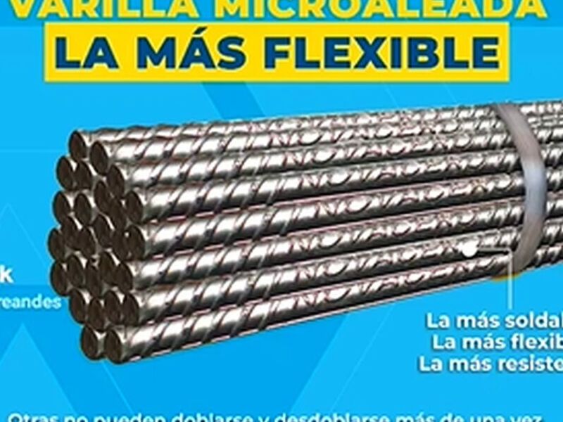 Varilla Microaleada Montecristi