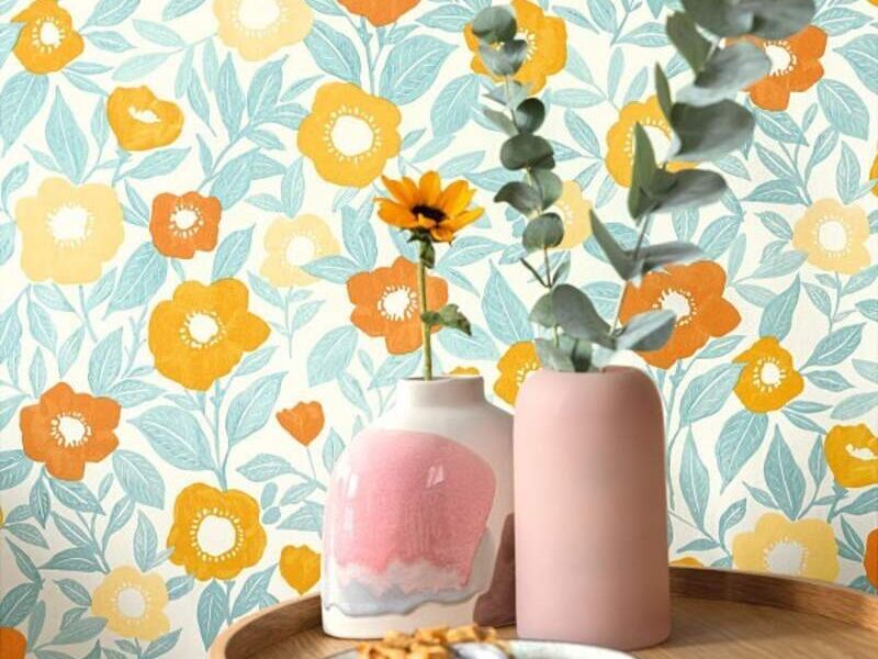 Papel Tapiz Flores Otoño Guayaquil