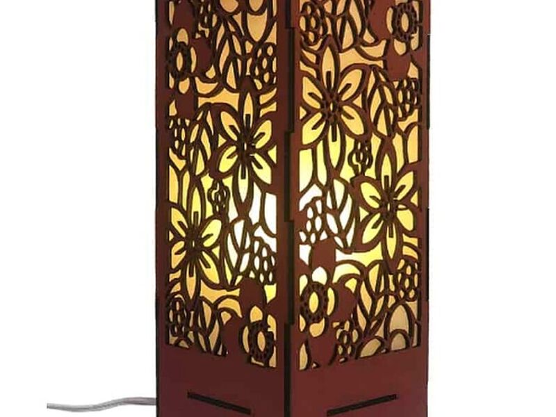 LÁMPARA MESA FLORES ECUADOR