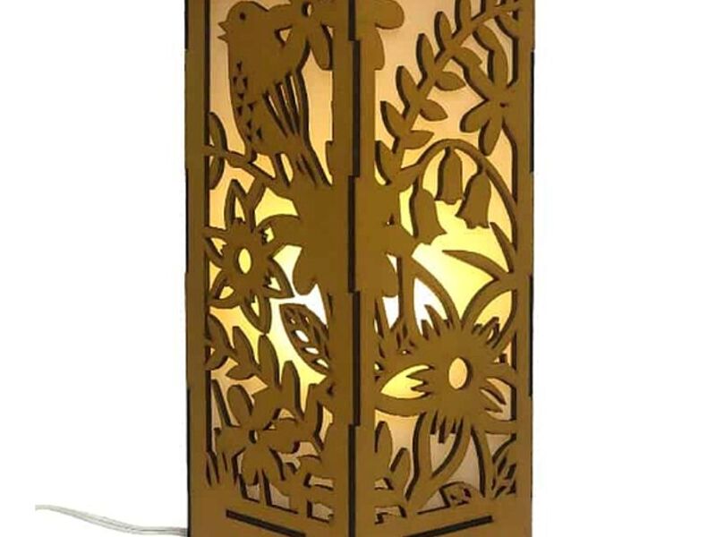 LÁMPARA MESA PAJARITOS ECUADOR