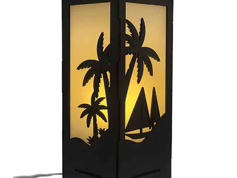 LÁMPARA MESA PLAYA ECUADOR