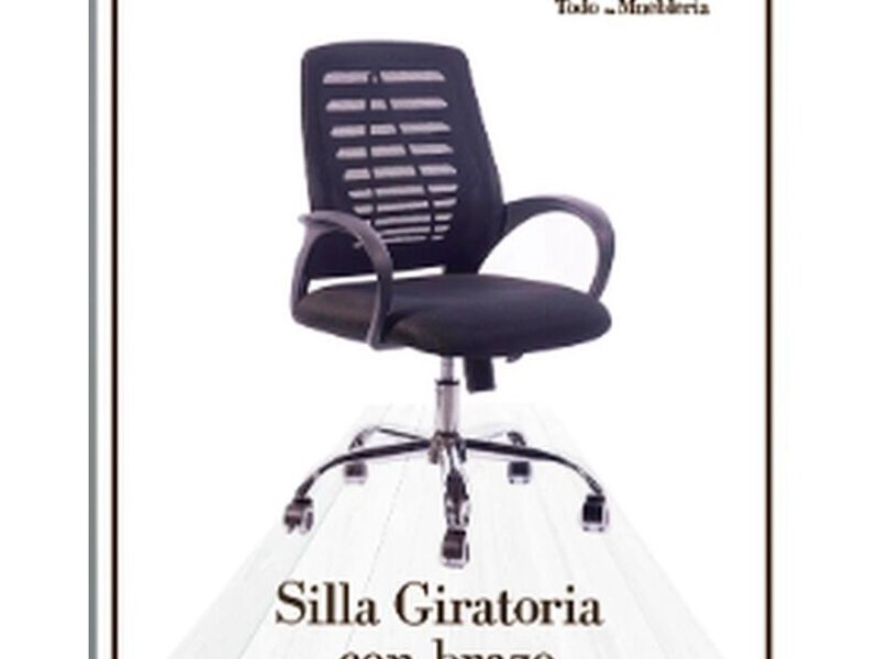 Silla giratoria brazo + ruedas Ecuador