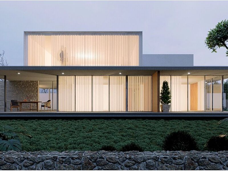 ARQUITECTURA CASA VIDRIOS ECUADOR