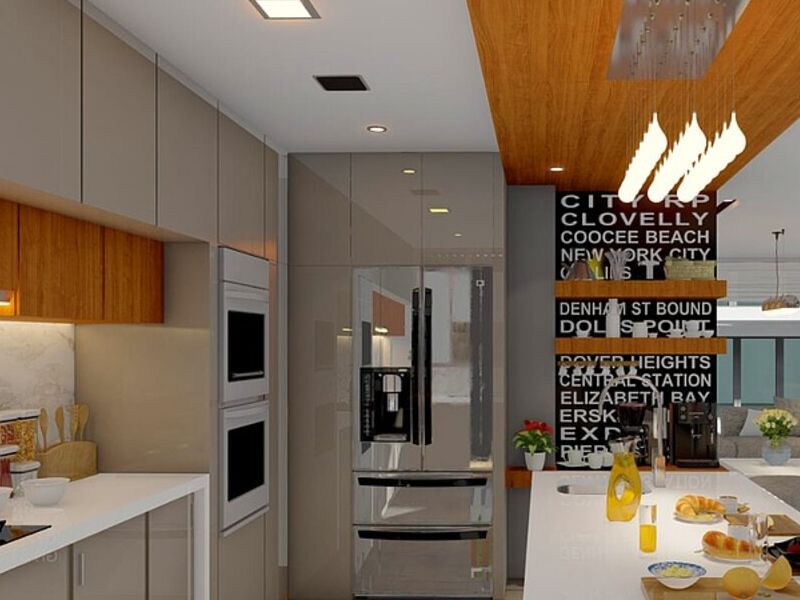 ARQUITECTURA COCINA ELEGANTE ECUADOR