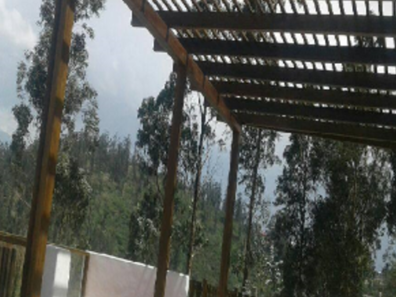 Pergolas acabado teja SAngolqui 