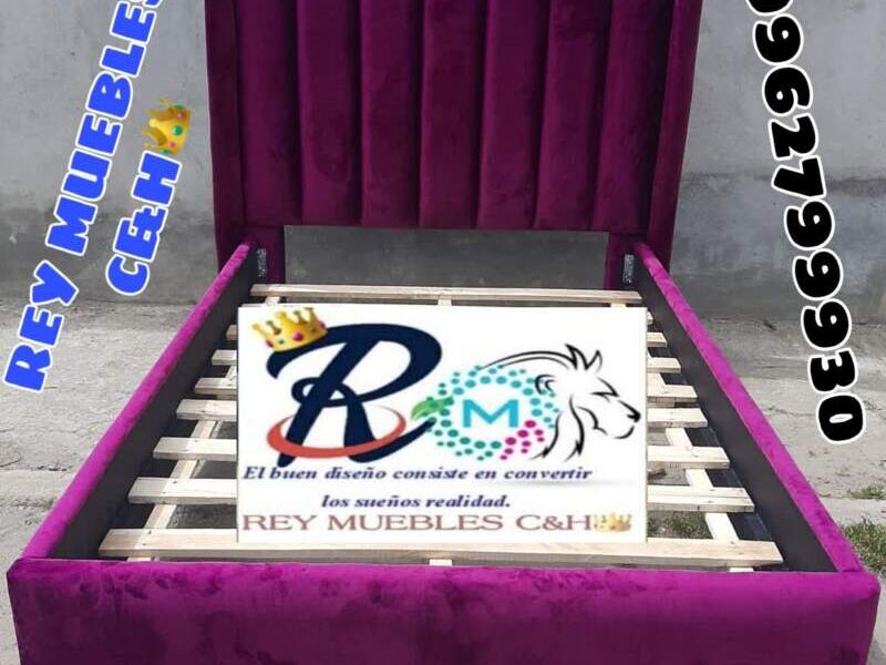 Cama King Morado Quito