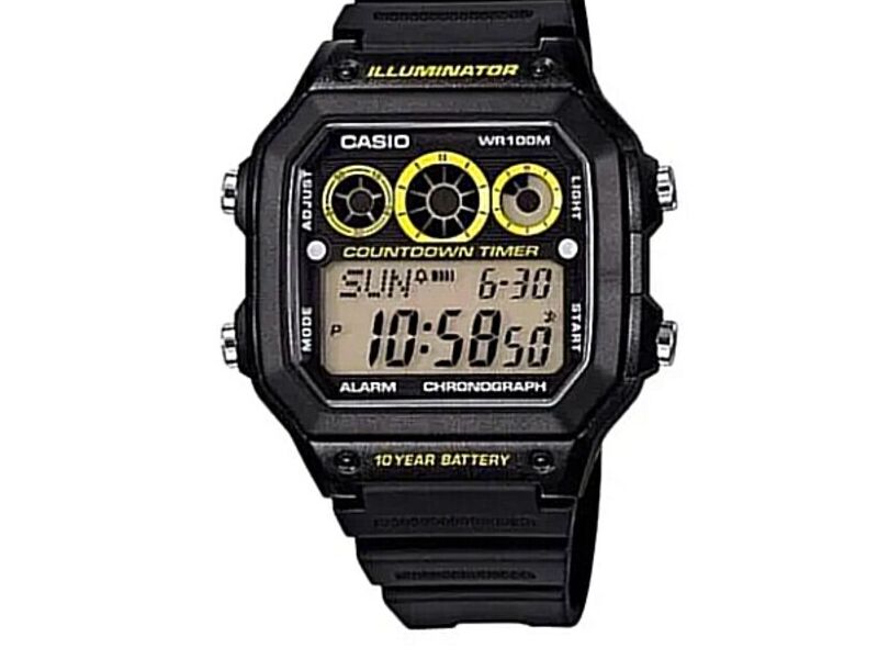 Reloj casio negro Portoviejo