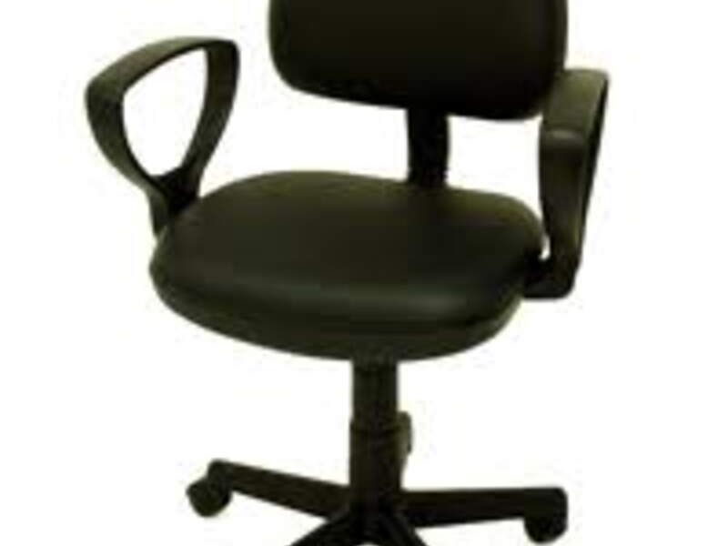 Silla Giratoria Negra Santo Domingo
