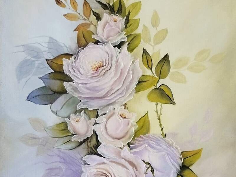 Cuadro Decorativo Rosa Santo Domingo
