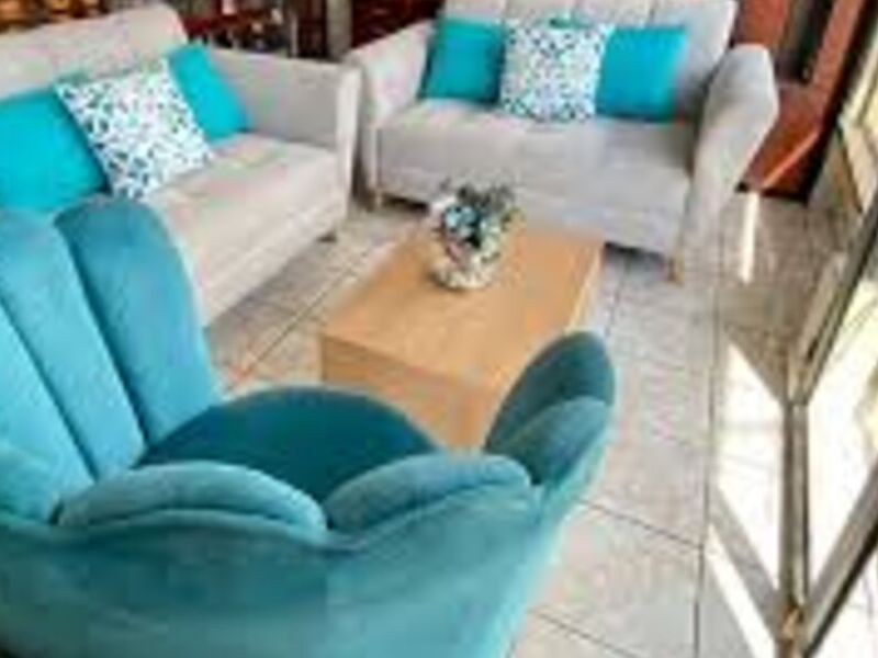 Sala Estar Celeste Riobamba