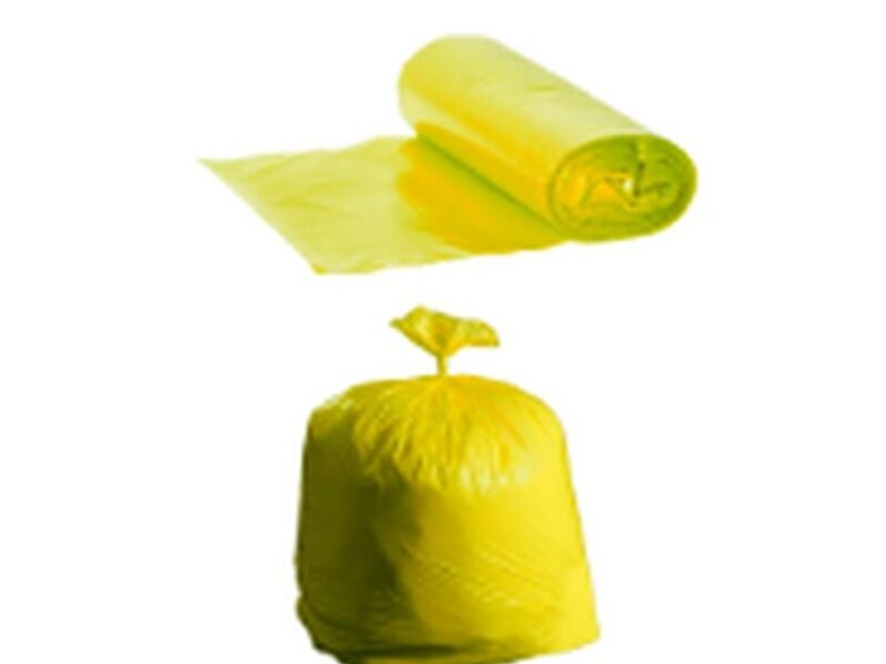 Funda amarilla basura Ecuador