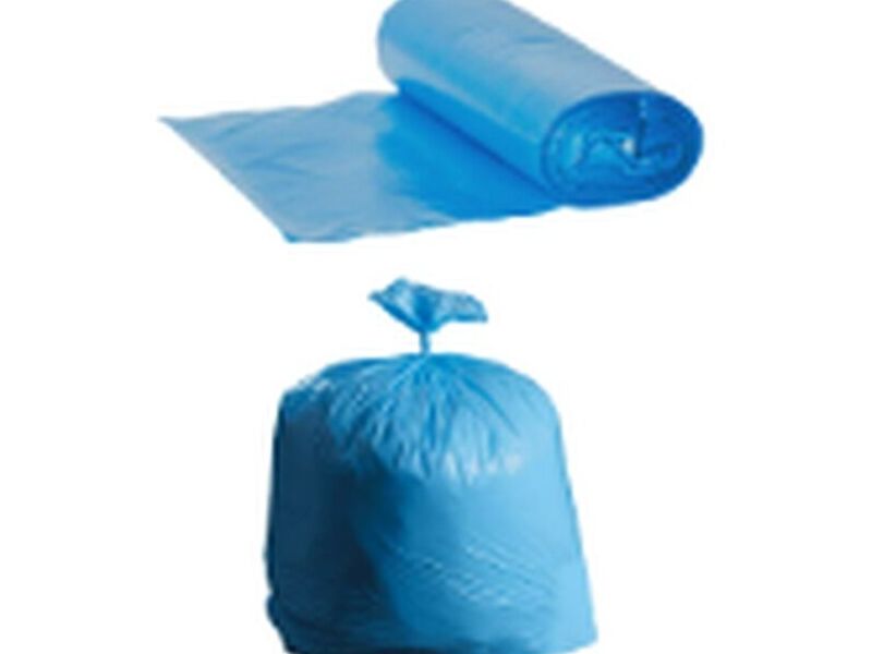 Funda azul basura Ecuador