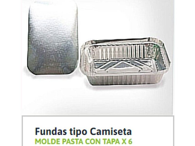 Molde pasta con tapa Quito