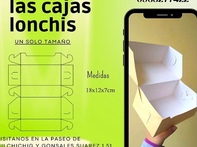 Cajas lonchis Guayaquil