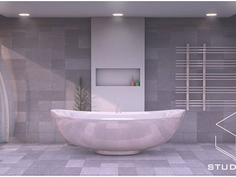 Detalle arquitectónico baño Manta
