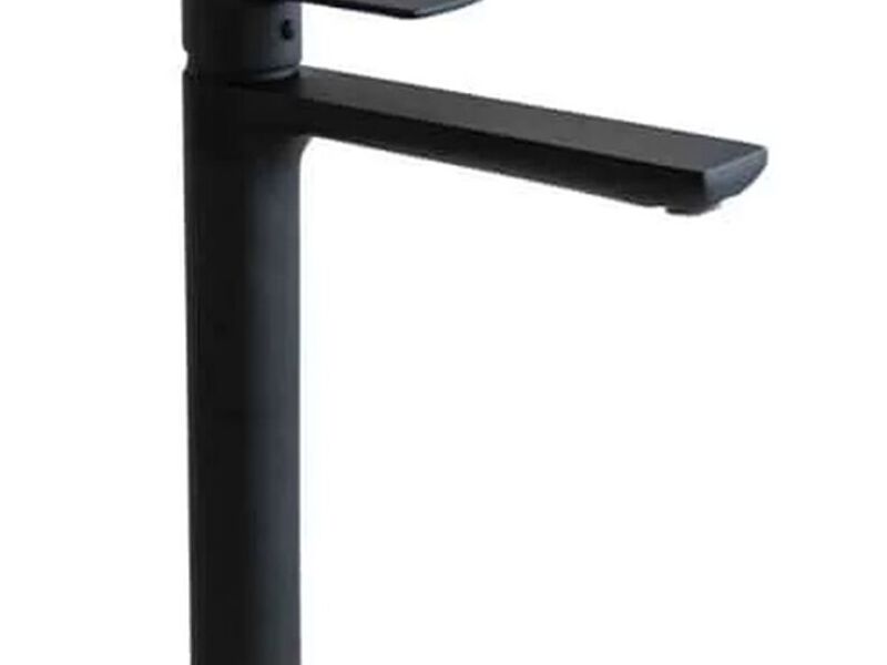 Grifería Lavamanos Alto Kern Negro