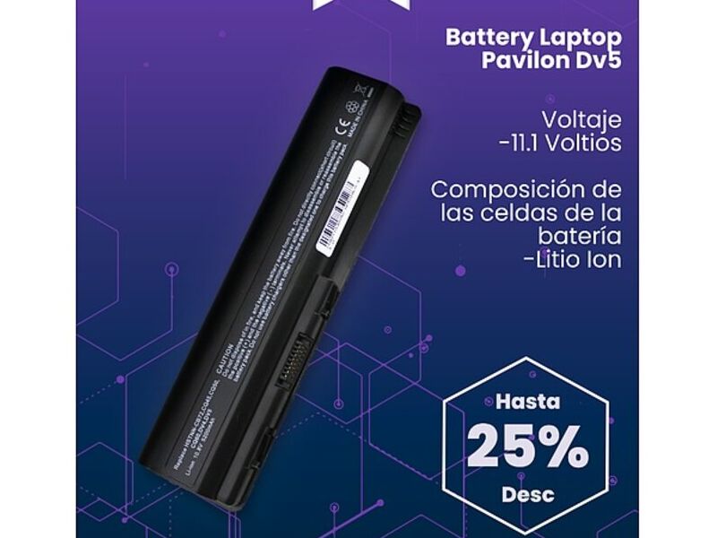 Battery laptop pavilon Dv5 Guayaquil