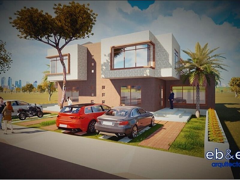 Anteproyecto de residencia bifamiliar Quito