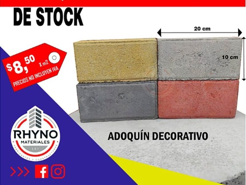 ADOQUIN DECORATIVO ECUADOR