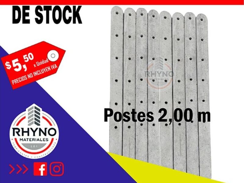 POSTES DE HORMIGON  ECUADOR