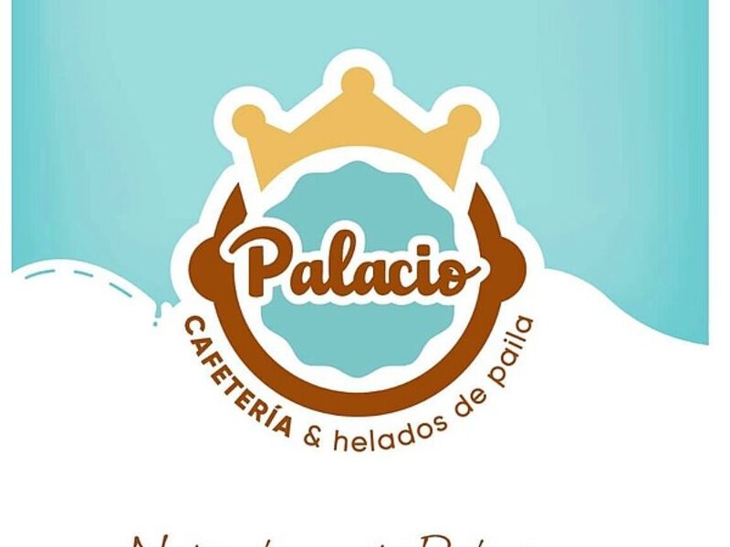 Palacio heladería artesanal logo Manta