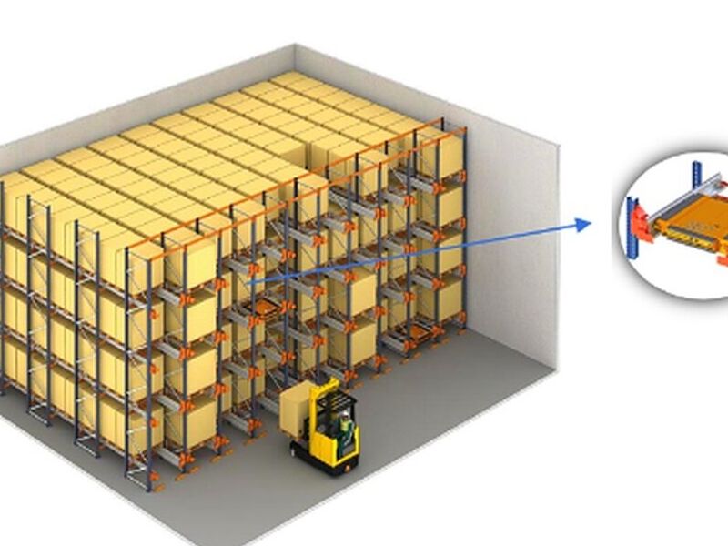 ESTANTERÍAS Pallet Shuttle Ecuador