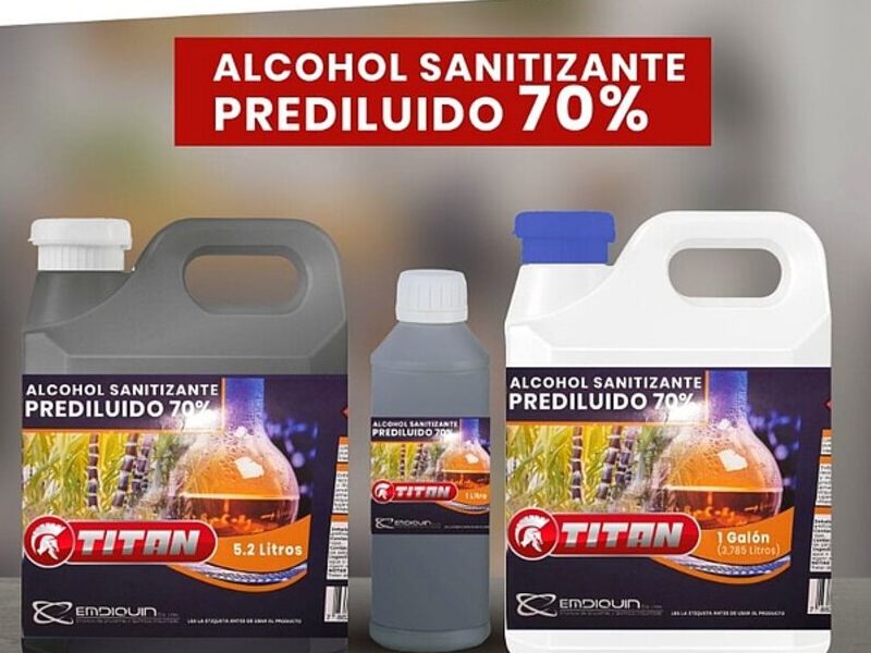 Alcohol sanitizante Quito