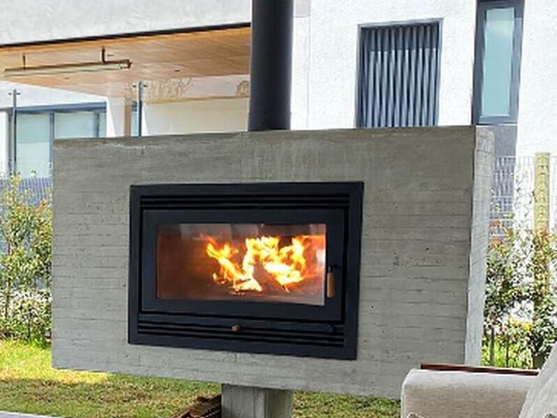 Chimenea pared panorámicas Ecuador