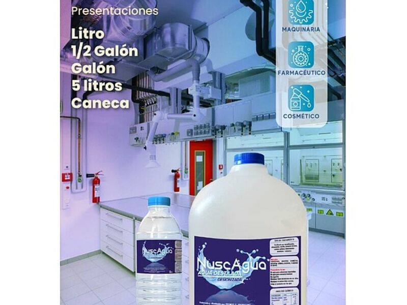Agua destilada Quito