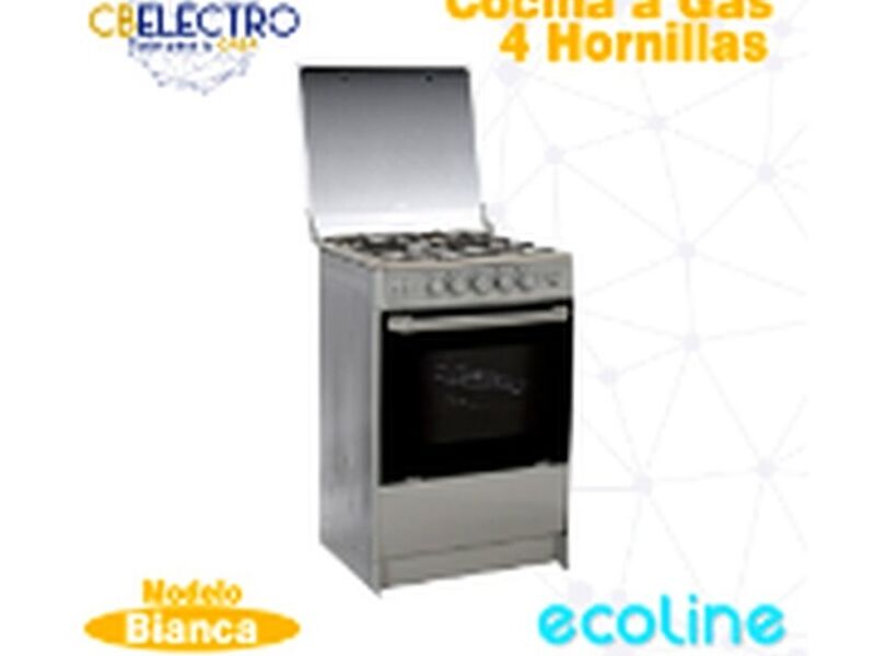COCINA ECOLINE BIANCA 4 QUEMADORES Ecuador