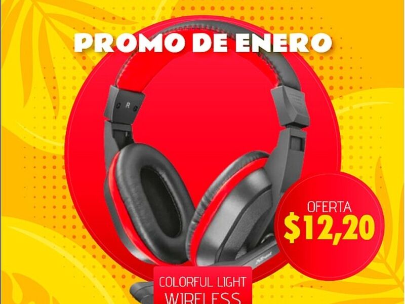 Colorfull ligth wireless negro Guayaquil