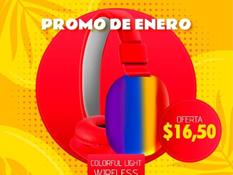 Colorfull ligth wireless rojo Guayaquil