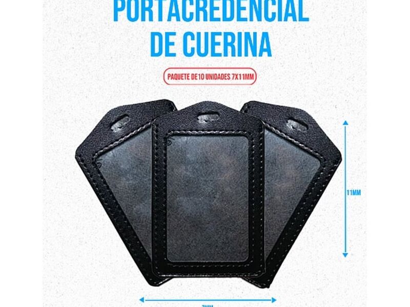 Portacredencial de cuerina Quito