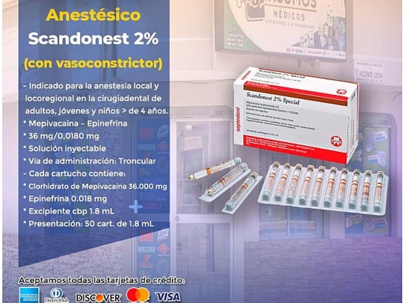Anestesico scandonest Quito