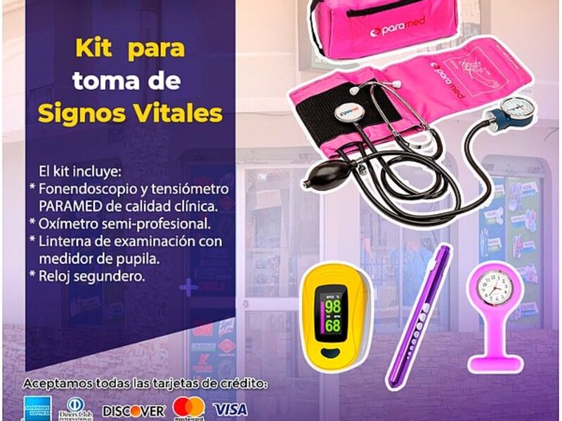 Kit para toma de signos viatales Quito