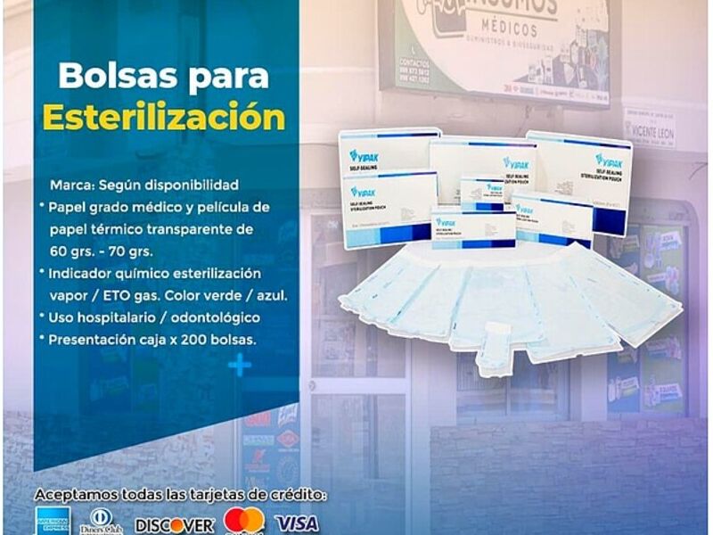 Bolsas para esterilizacion Quito