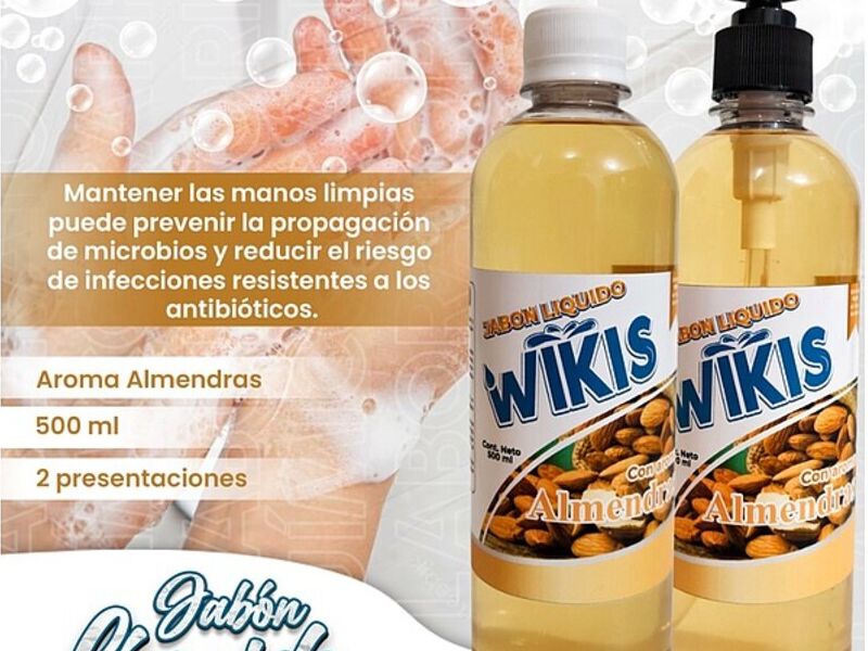 Jabon liquido almendras Babahoyos