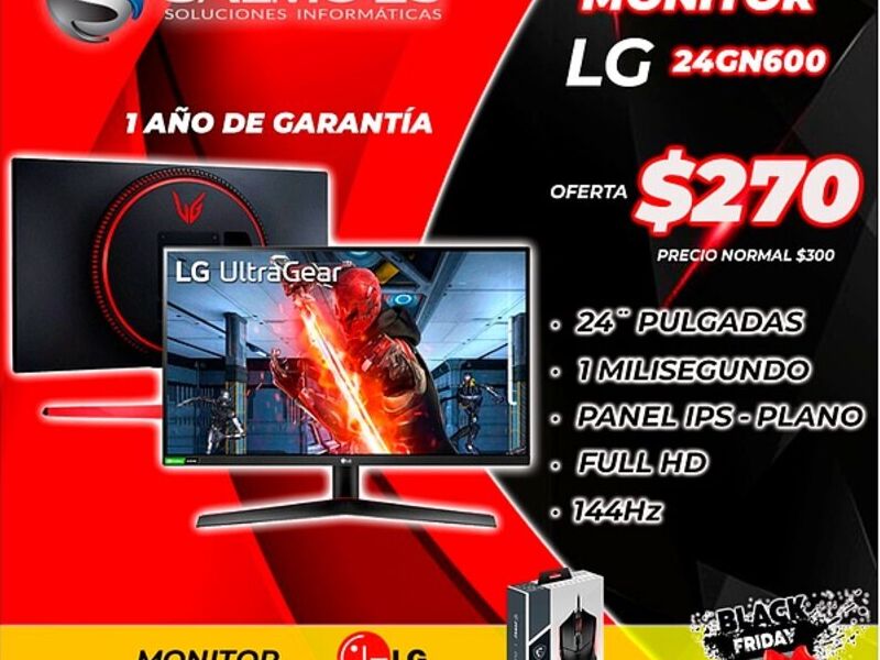 Monitor LG 24GN600 Quito