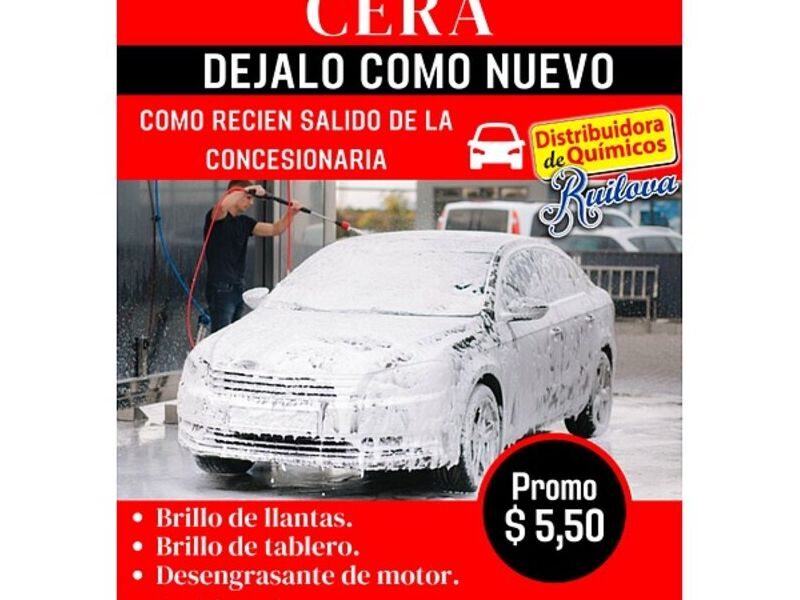 Shampo con cera Guayaquil