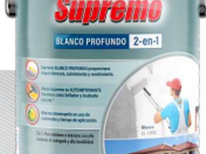 Látex Supremo Blanco Profundo Ecuador