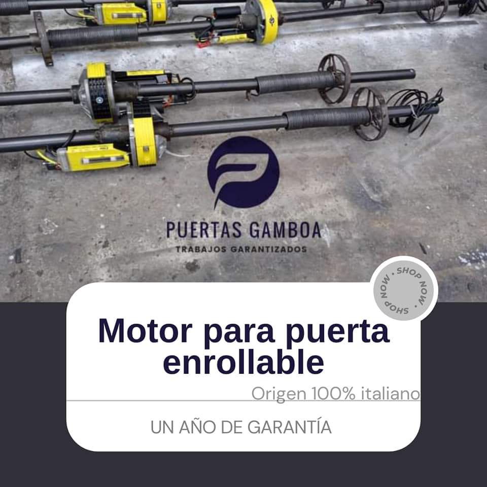 Motor para puerta enrollable y puerta de garaje