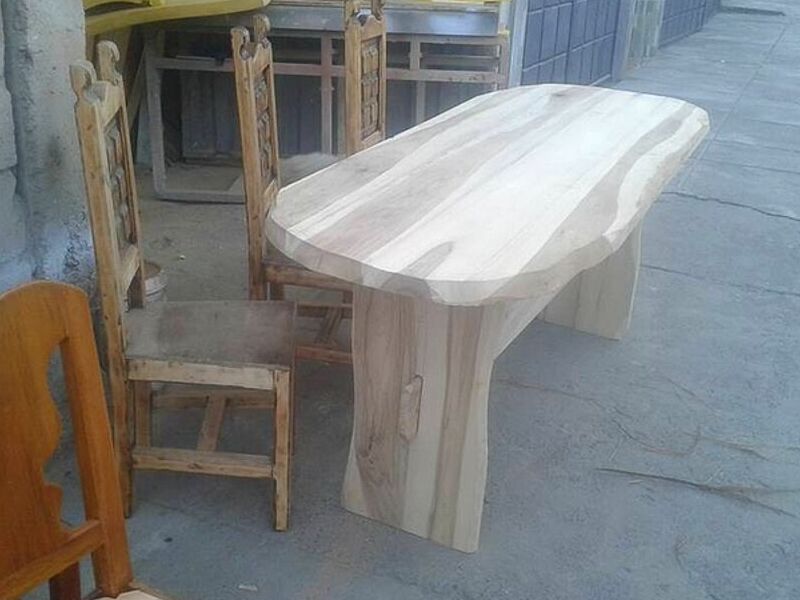 Sillas y mesas de madera Duran