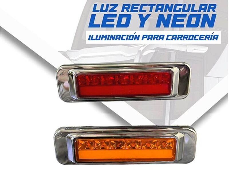 Luz rectangular led y neón Quito