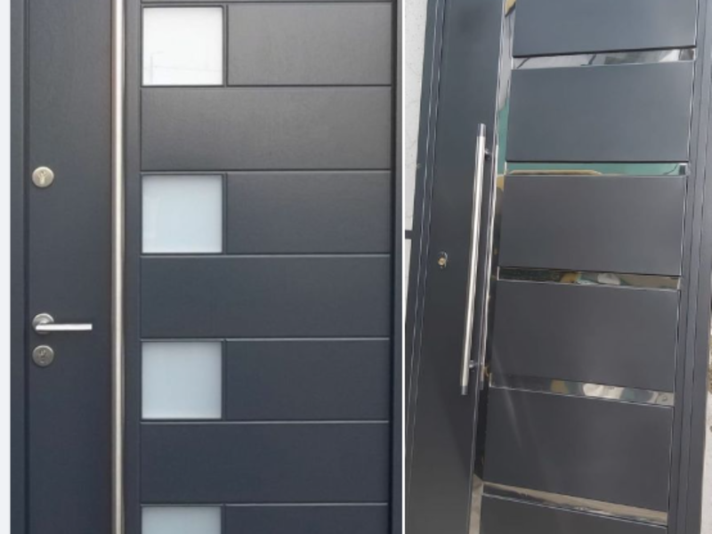 Puerta colineal 4 ventanas Quito 