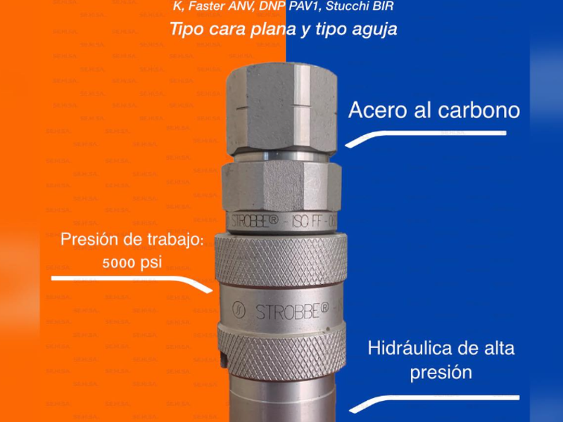 Acoples rapidos hidraulicos Duran