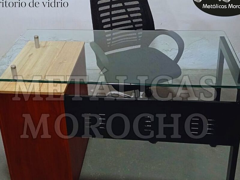 Escritorio de vidrio tabacundo