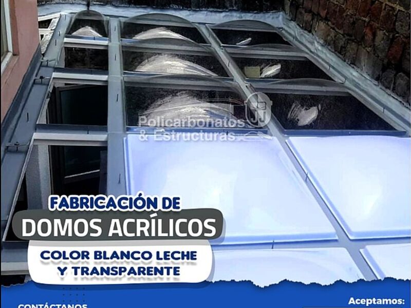 Domos acrílicos transparente Quito 