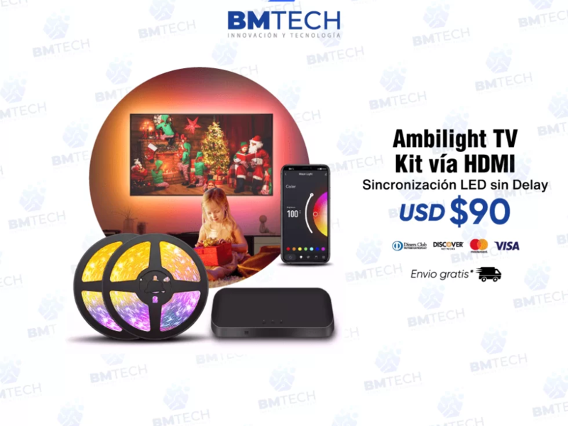 Ambilight Tv Kit Vía Hdmi Ecuador