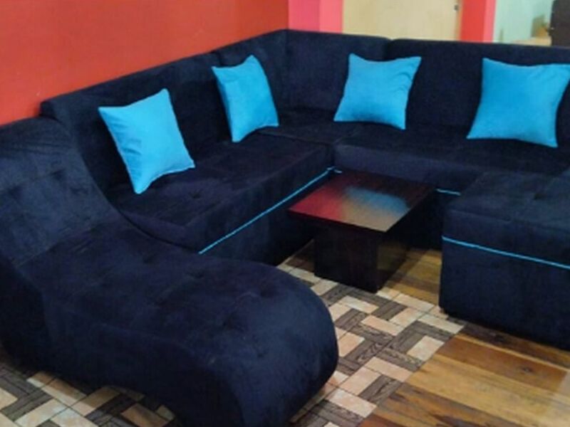 Sofá moderno color azul oscuro Ecuador