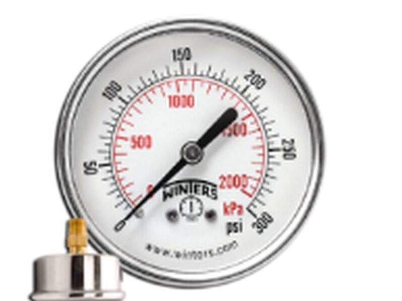 MANOMETRO 0-300 PSI C/GLICERINA 1/4